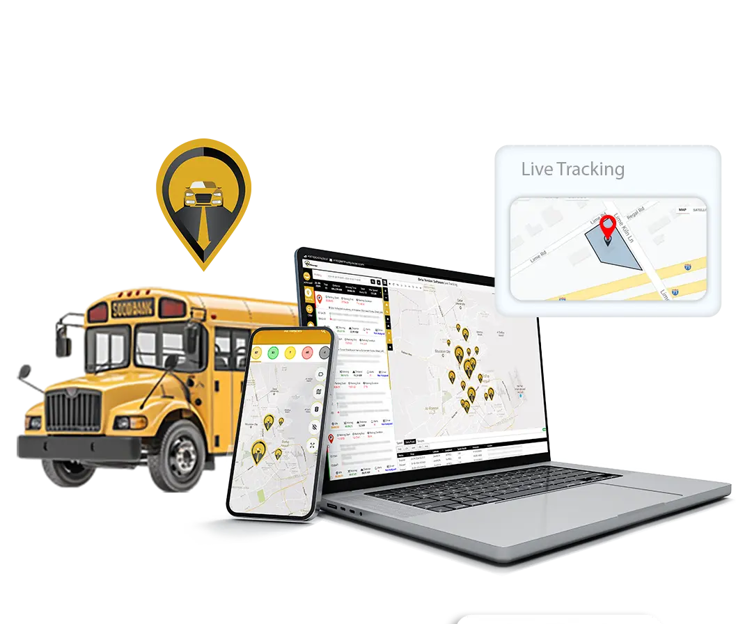 School bus tracking software